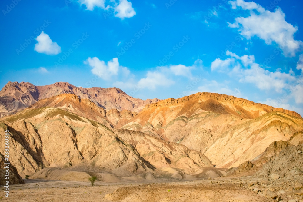 Fototapeta premium The beauty of the mountains of the Sinai Peninsula in Egypt