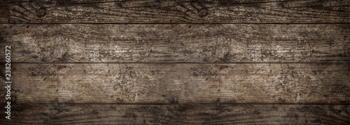 Old natural wooden background or texture. Wood table or floor, top view, flat lay