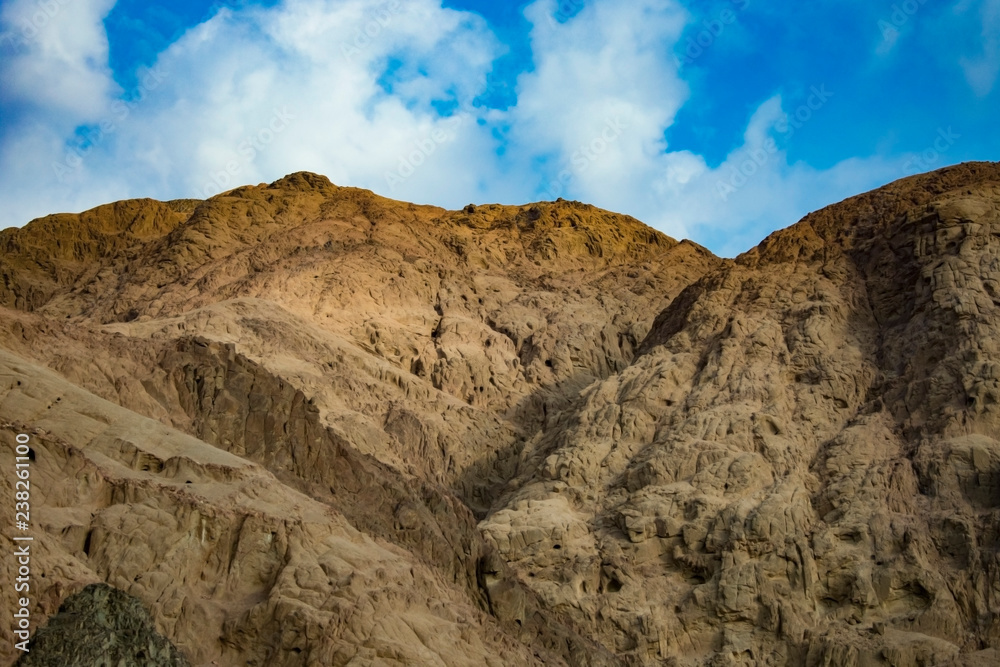 The beauty of the mountains of the Sinai Peninsula in Egypt