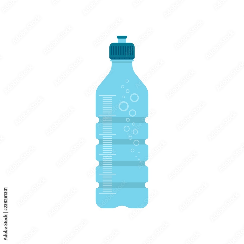 Sports bottle icon. Bottle with water. Bottle with water for sports and training, travel. Vector illustration. Sports bottle icon. Bottle with water. Bottle with water for sports and training, travel. Vector illustration.
