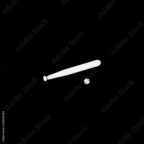 Baseball vector icon. flat Baseball design. Baseball illustration for graphic