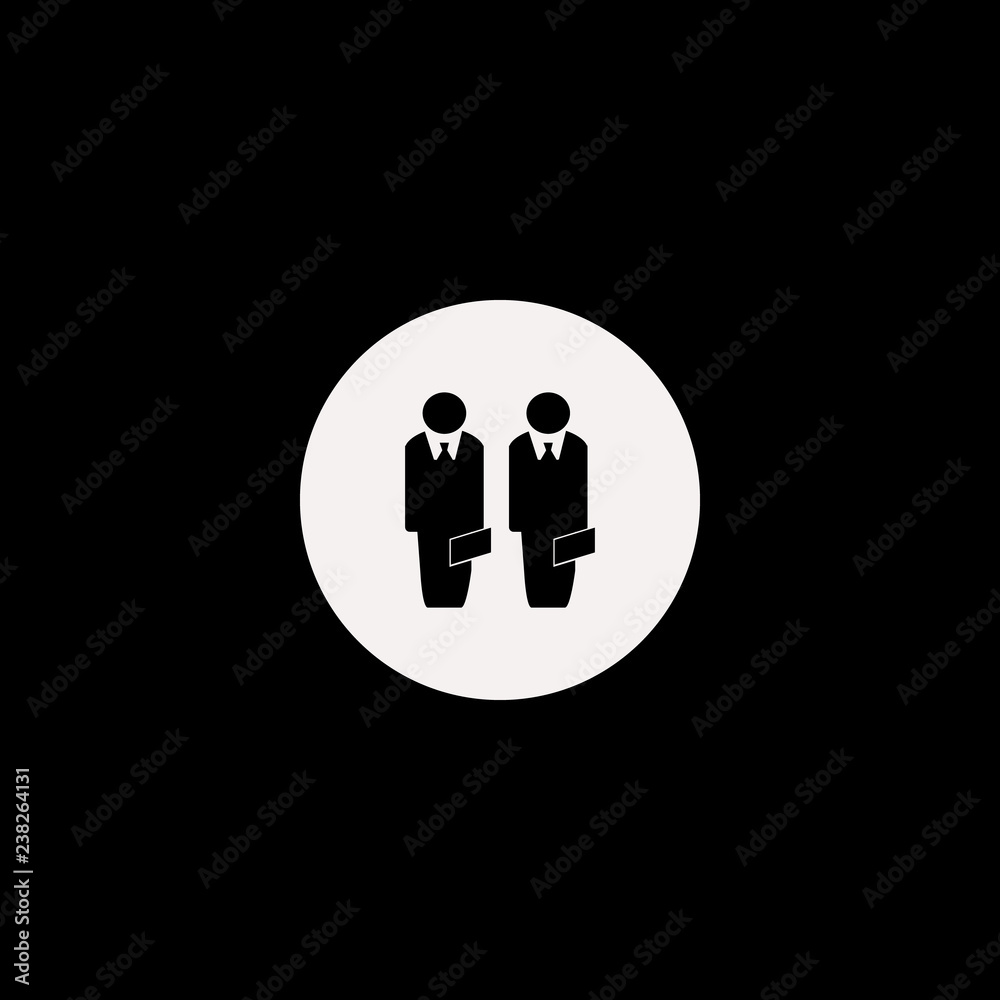 Businessmen vector icon. flat Businessmen design. Businessmen illustration for graphic Businessmen vector icon. flat Businessmen design. Businessmen illustration for graphic