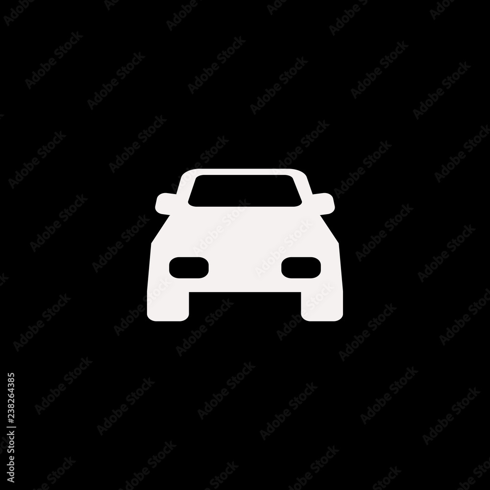 Fototapeta premium car vector icon. flat car design. car illustration for graphic