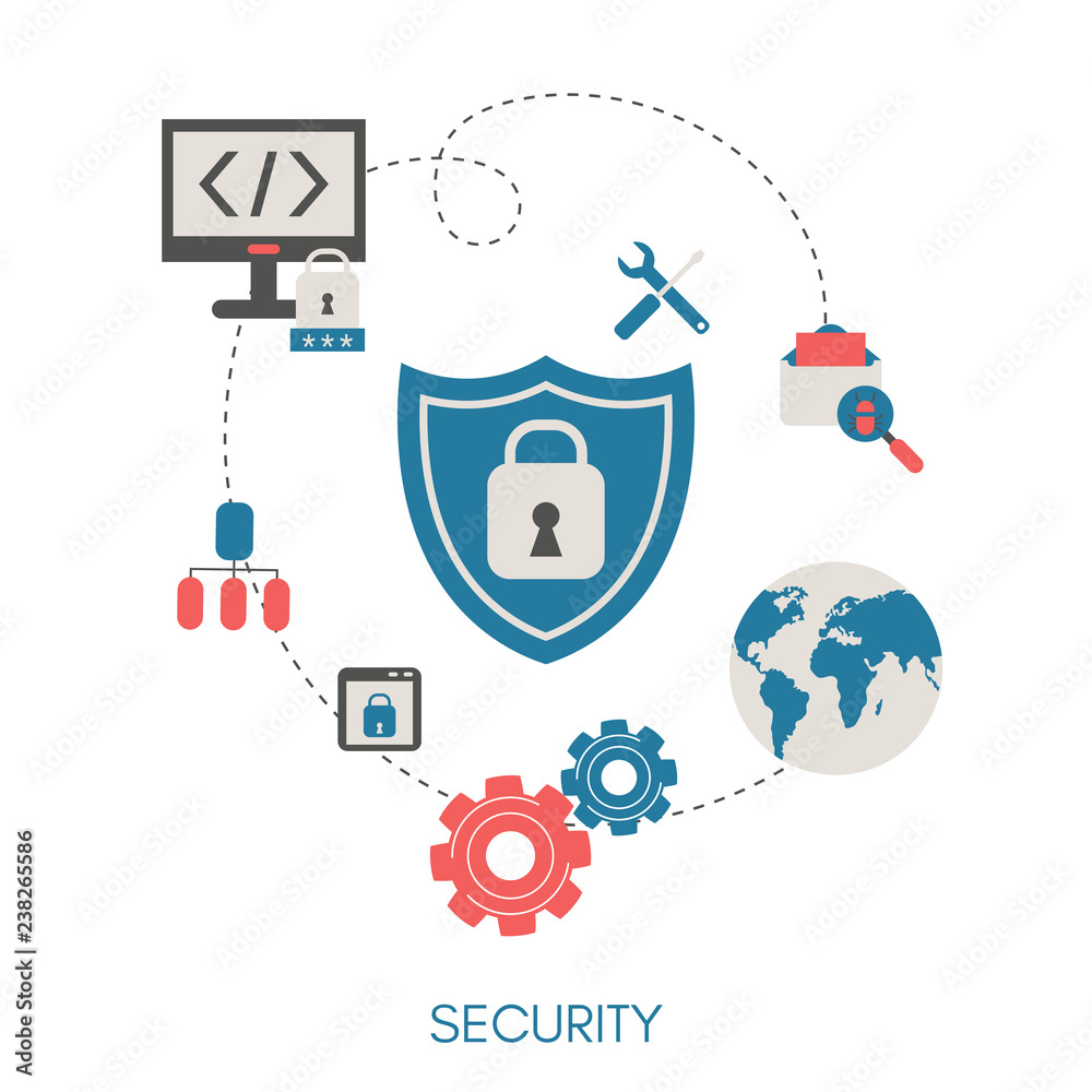 Data protection concept. Data protection concept.