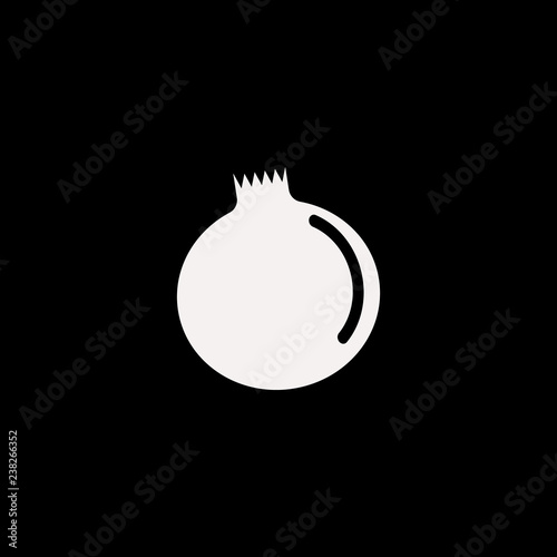 garnet vector icon. flat garnet design. garnet illustration for graphic
