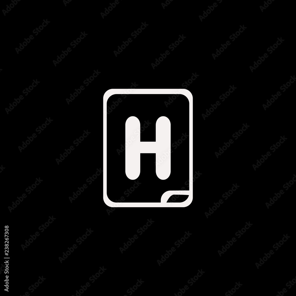 Hospital sign vector icon. flat Hospital sign design. Hospital sign illustration for graphic