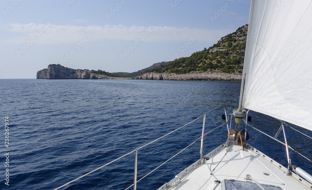 Obraz premium segeltörn in Kroatien