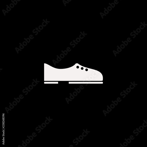 men shoes vector icon. flat men shoes design. men shoes illustration for graphic