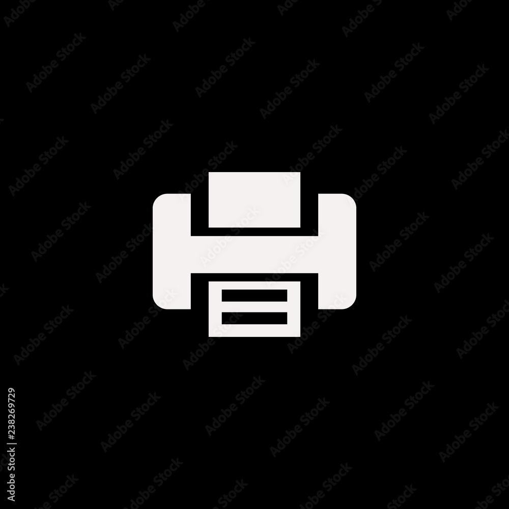 Printer vector icon. flat Printer design. Printer illustration for graphic Printer vector icon. flat Printer design. Printer illustration for graphic