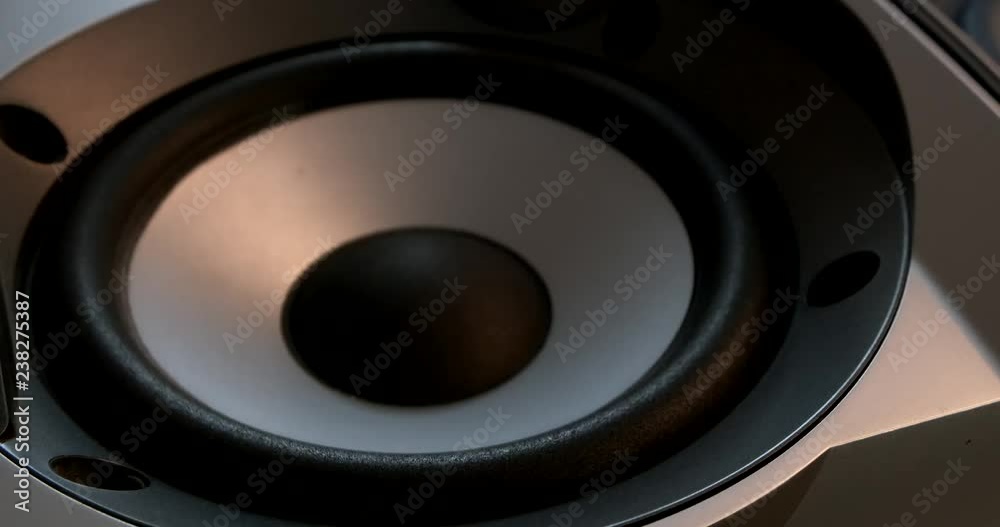 Weißer Lautsprecher Bass Seite 4k DCI Weißer Lautsprecher Bass Seite 4k DCI