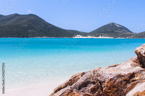 Praia em Arraial do Cabo no Rio de Janeiro