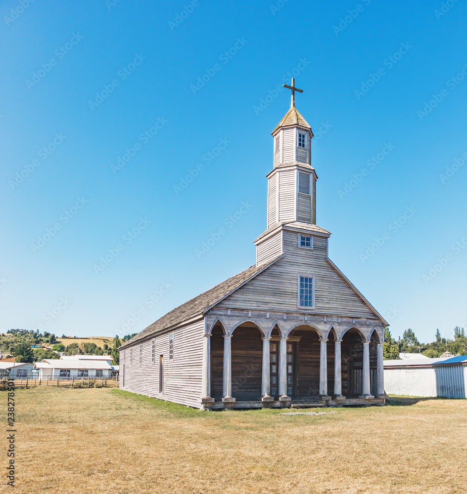 Church of Aldachildo - Chiloe Island, Chile