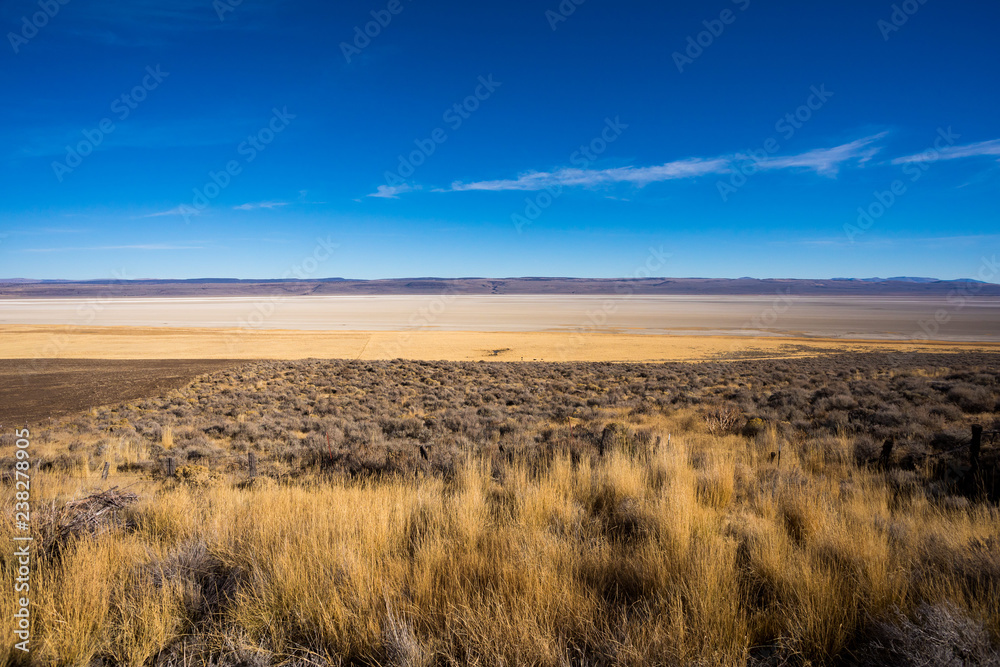 Dry Lake Bed at Summer Lake in Central Oregon