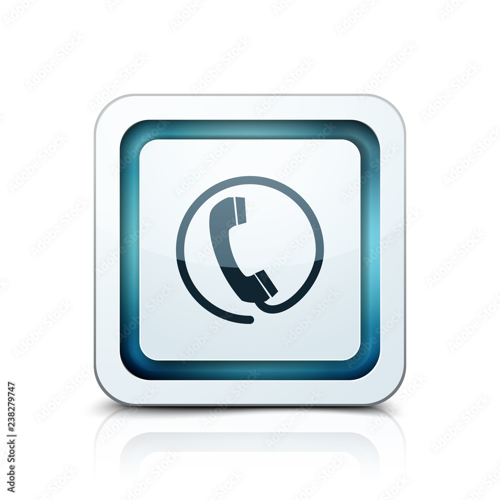 Contact Wire Pfone button illustration Contact Wire Pfone button illustration