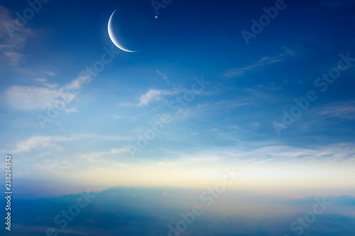 Canvas Print new moon