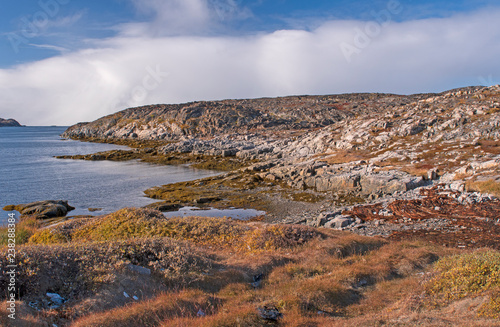 Remote Coastal Area in the Arctic in the Fall