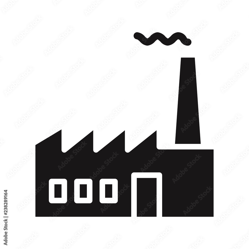 Factory icon vector