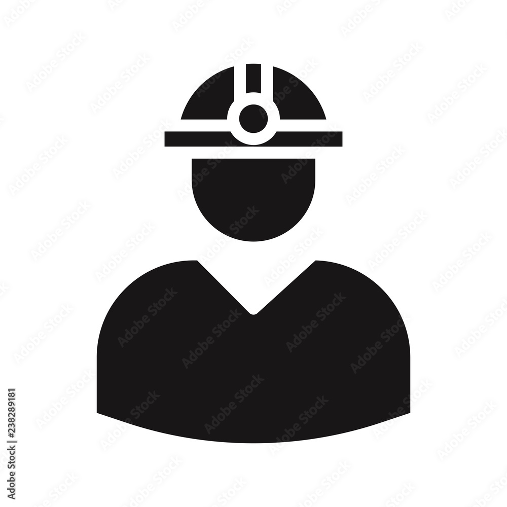 Naklejka premium Engineer icon vector