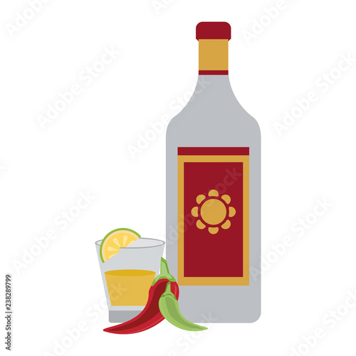 Tequila mexican drink