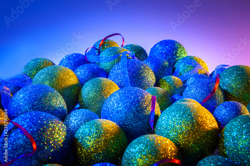 Christmas. New Year. Colore...