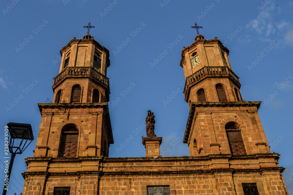 cathedral with two towers