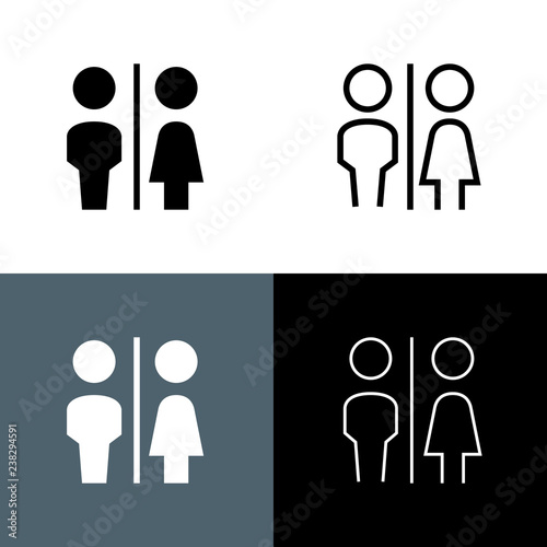 Restroom Icon Set