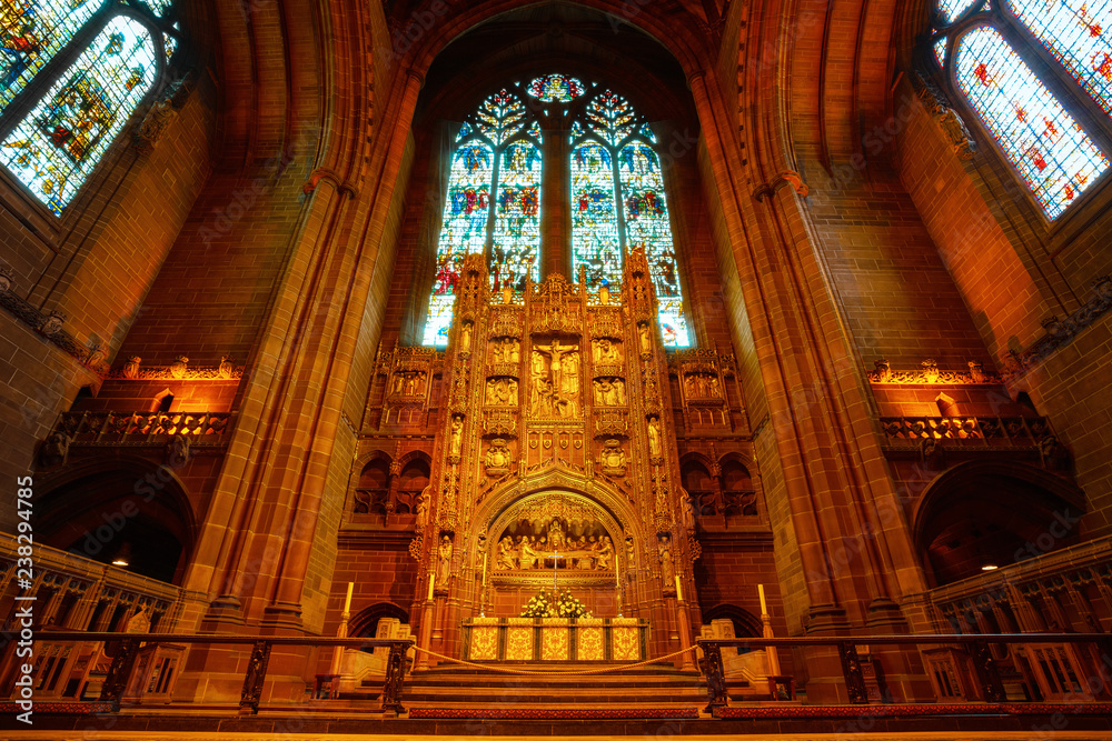 Liverpool Cathedral in Liverpool, UK