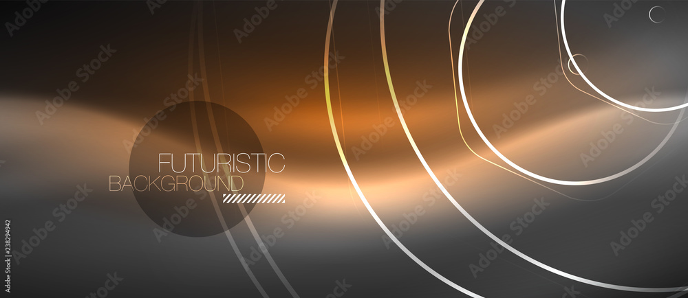 Black and glowing color lines neon design, magin techno template background Black and glowing color lines neon design, magin techno template background