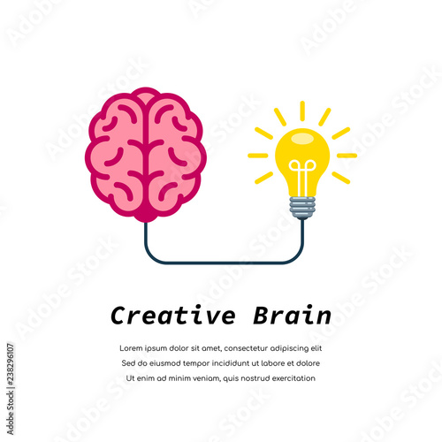 Creative brain concept