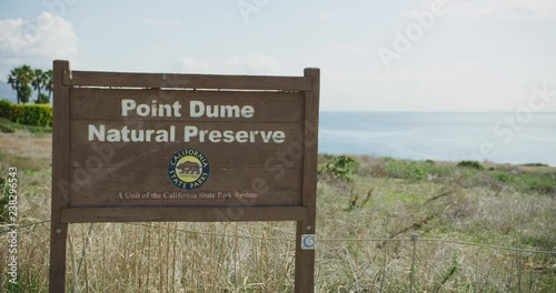 Point Dume Natural Preserve in Malibu. California photo