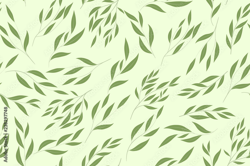 Elegant Eucalyptus Seamless Pattern in Pastel Color Design. Watercolor Style. Vector Leaves, Palm Fern Branches and Herbal Bouquet. Greenery of Rustic Wedding. Eucalyptus Pattern for Decoration, Print Elegant Eucalyptus Seamless Pattern in Pastel Color Design. Watercolor Style. Vector Leaves, Palm Fern Branches and Herbal Bouquet. Greenery of Rustic Wedding. Eucalyptus Pattern for Decoration, Print