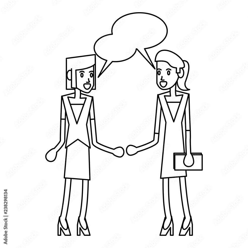 Business teamwork executive in black and white Business teamwork executive in black and white