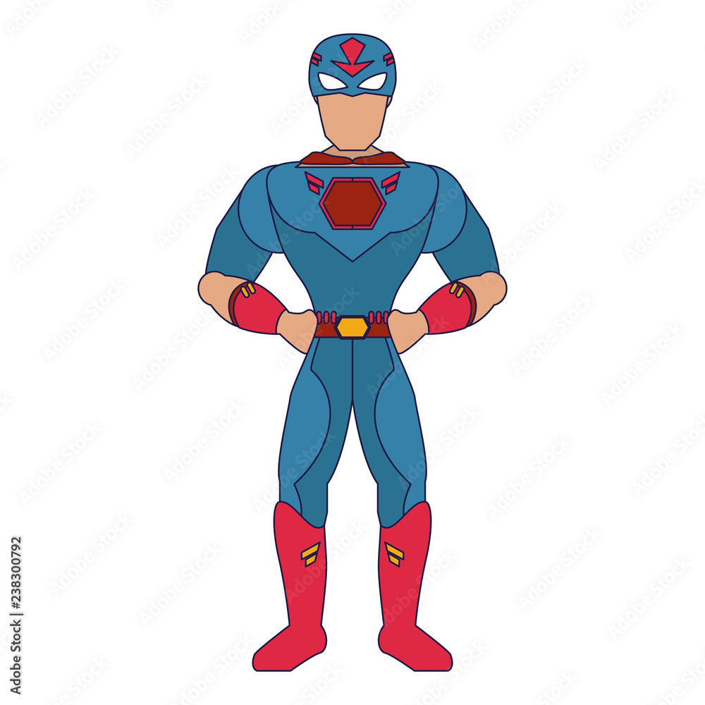 Superhero character cartoon Superhero character cartoon