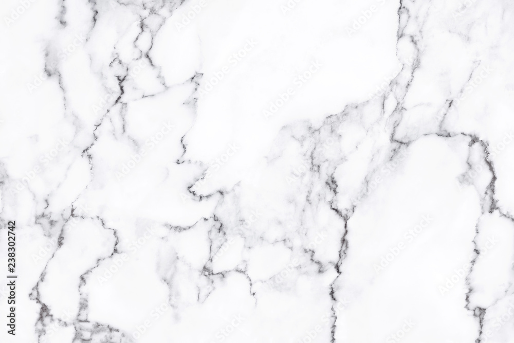 Fototapeta premium White marble texture with natural pattern for background.