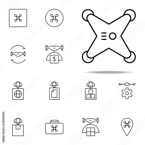 drone icon. Drones icons universal set for web and mobile