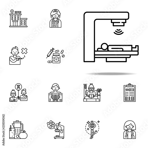 roentgen icon. Cancer day icons universal set for web and mobile
