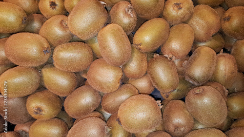 Fresh kiwi fruit used for wallpaper background