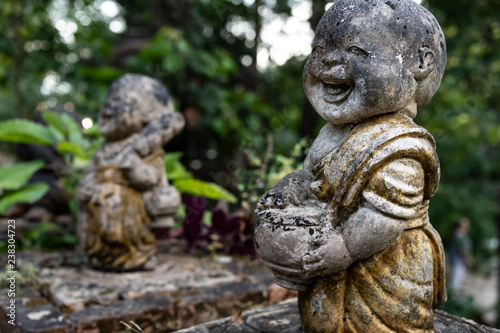 Sacred figurine in a temple