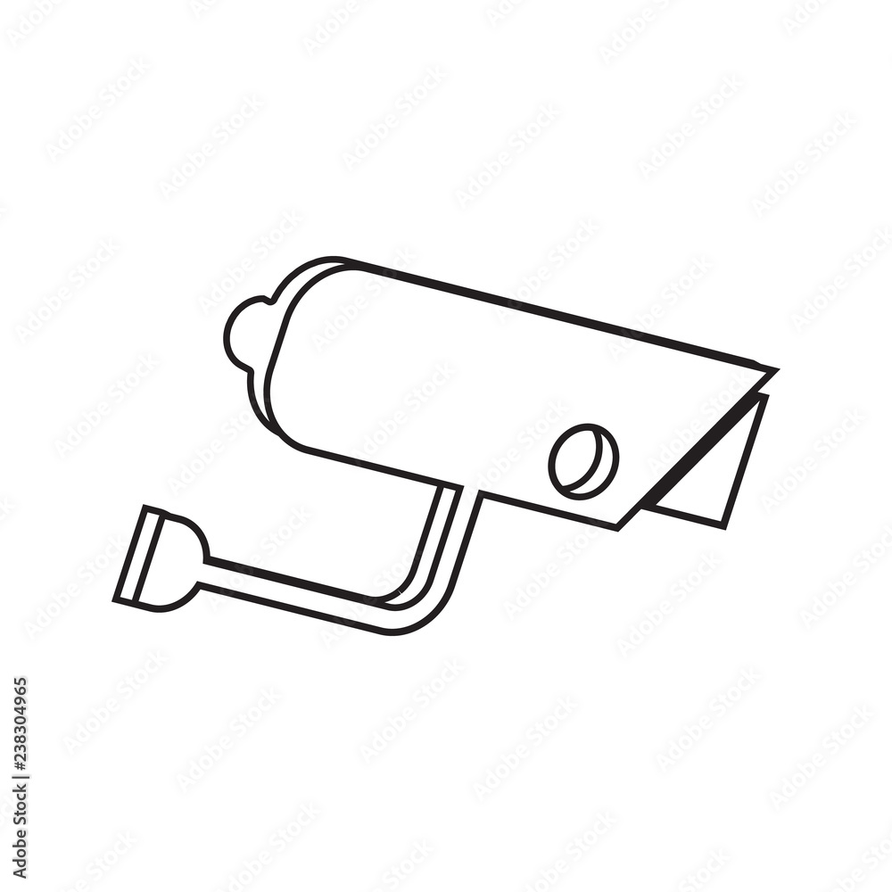 Surveillance Camera icon. Element of cyber security for mobile concept and web apps icon. Thin line icon for website design and development, app development Surveillance Camera icon. Element of cyber security for mobile concept and web apps icon. Thin line icon for website design and development, app development