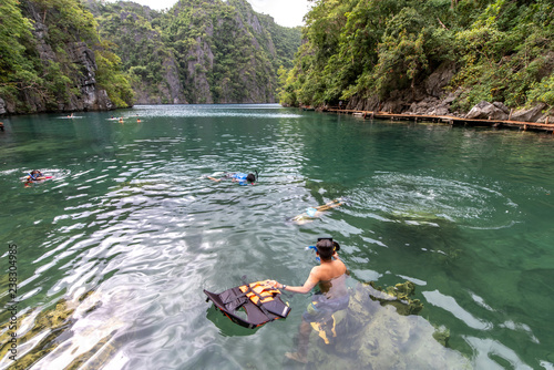 Best tour spot Kayangan Lake in Coron, Palawan photo