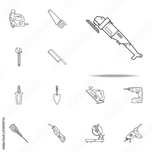 polishing machine icon. Home repair tool icons universal set for web and mobile