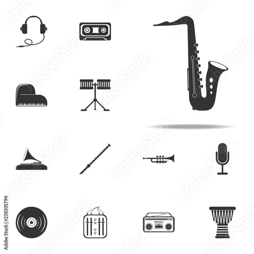 saxophone icon. Music Instruments icons universal set for web and mobile photo