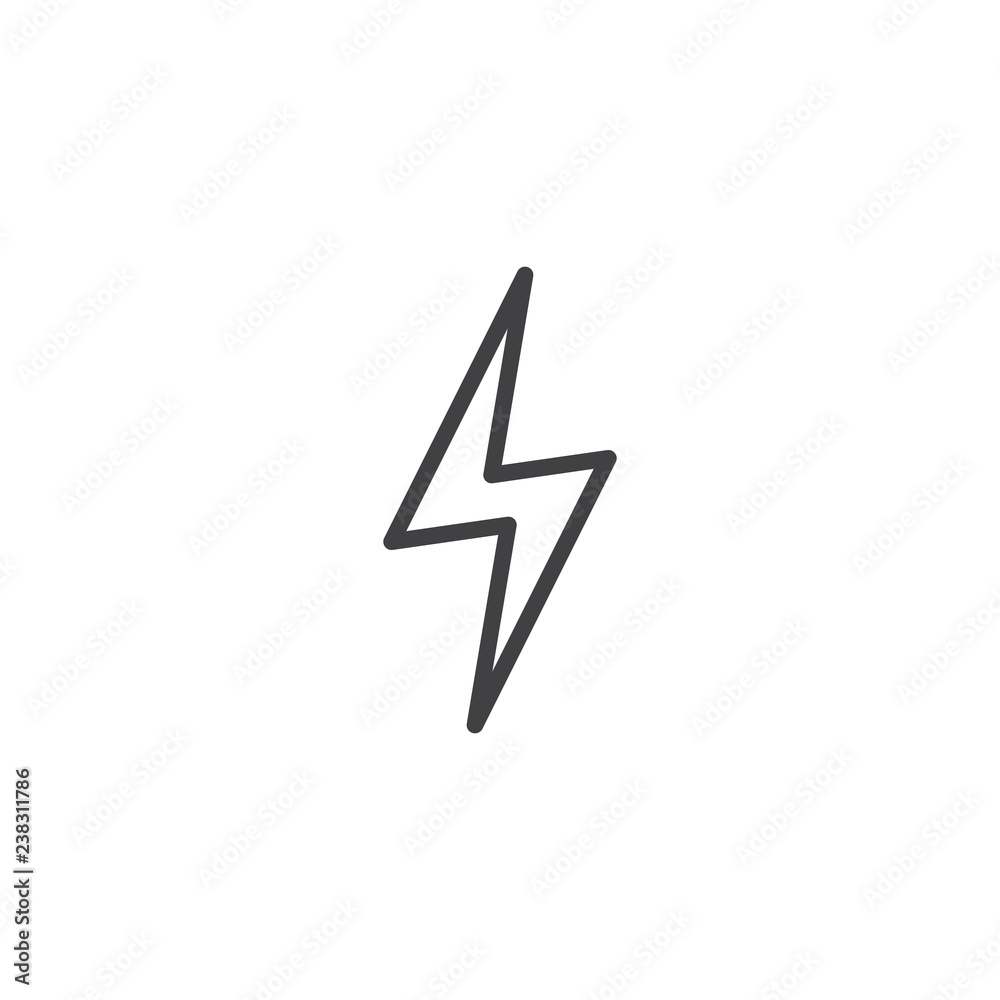 Thunderstorm outline icon. linear style sign for mobile concept and web design. Lightning weather simple line vector icon. Symbol, logo illustration. Pixel perfect vector graphics Thunderstorm outline icon. linear style sign for mobile concept and web design. Lightning weather simple line vector icon. Symbol, logo illustration. Pixel perfect vector graphics