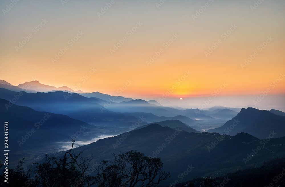 Landscape of Himalayan Mountains