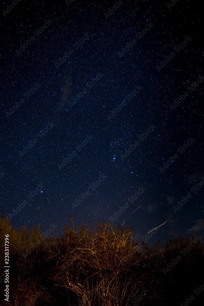 Naklejka premium Nachthimmel