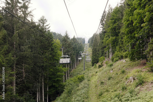 Auronzo di Cadore, Italy: Mountain lift in the summer.