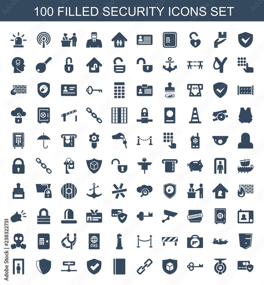 security icons security icons