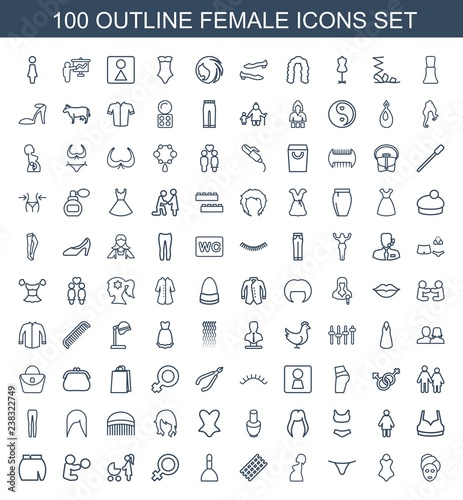 100 female icons