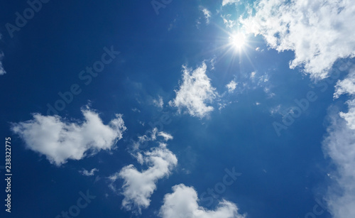 blue sky with clouds