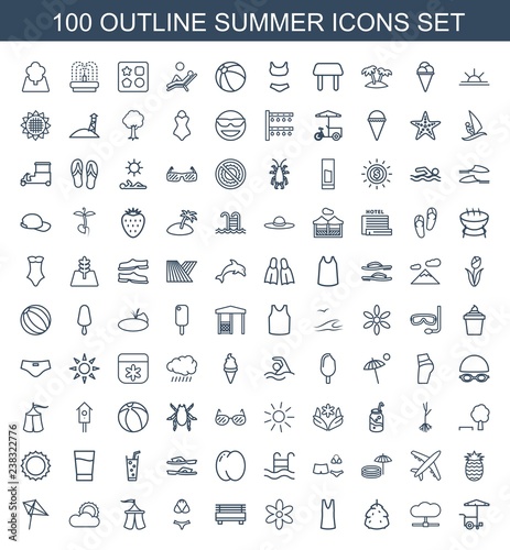 100 summer icons
